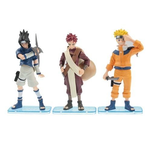 Naruto - Conjunto 3 Bonecos