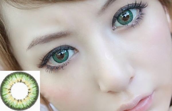 Lente Verde -  Puffy 3tones Green